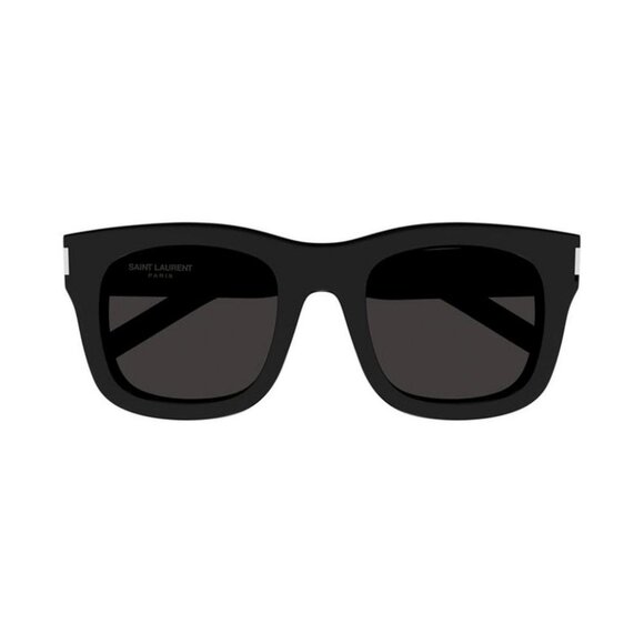 NEW SL650 MONCEAU 001 SAINT LAURENT SUNGLASSES BLACK SQUARE EYEWEAR - Picture 3 of 4